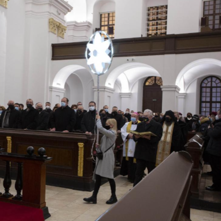 Palánki Ferenc megyéspüspök hirdetett igét az ökumenikus imahét debreceni záró istentiszteletén a Nagytemplomban