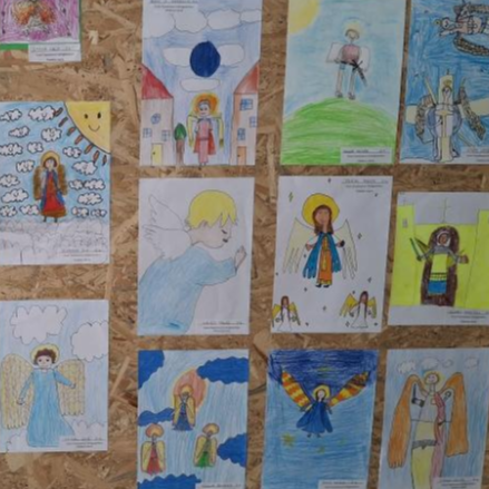 A test nélküli mennyei erők rajzban, akvarellben és rézkarcban